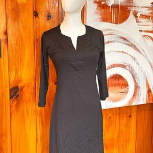 Banana Boat Black Long Sleeve Dress
